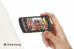 Die Kamera des S8500 Wave dreht Videos in HD-Qualität